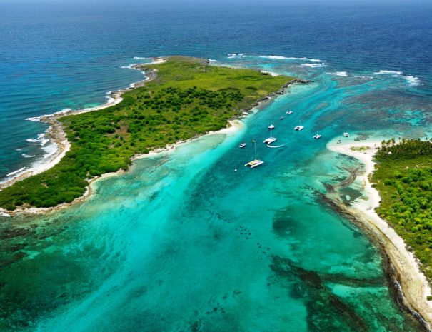 Caraïbes
Antilles Françaises
Guadeloupe
Vues aériennes
Les Ilets de Petite Terre